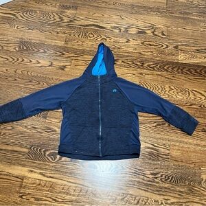 Russell Athletic Dark Blue Jacket with Bright Blue Interior